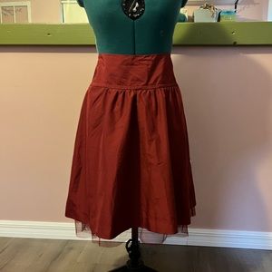 The Limited Burgundy Skirt